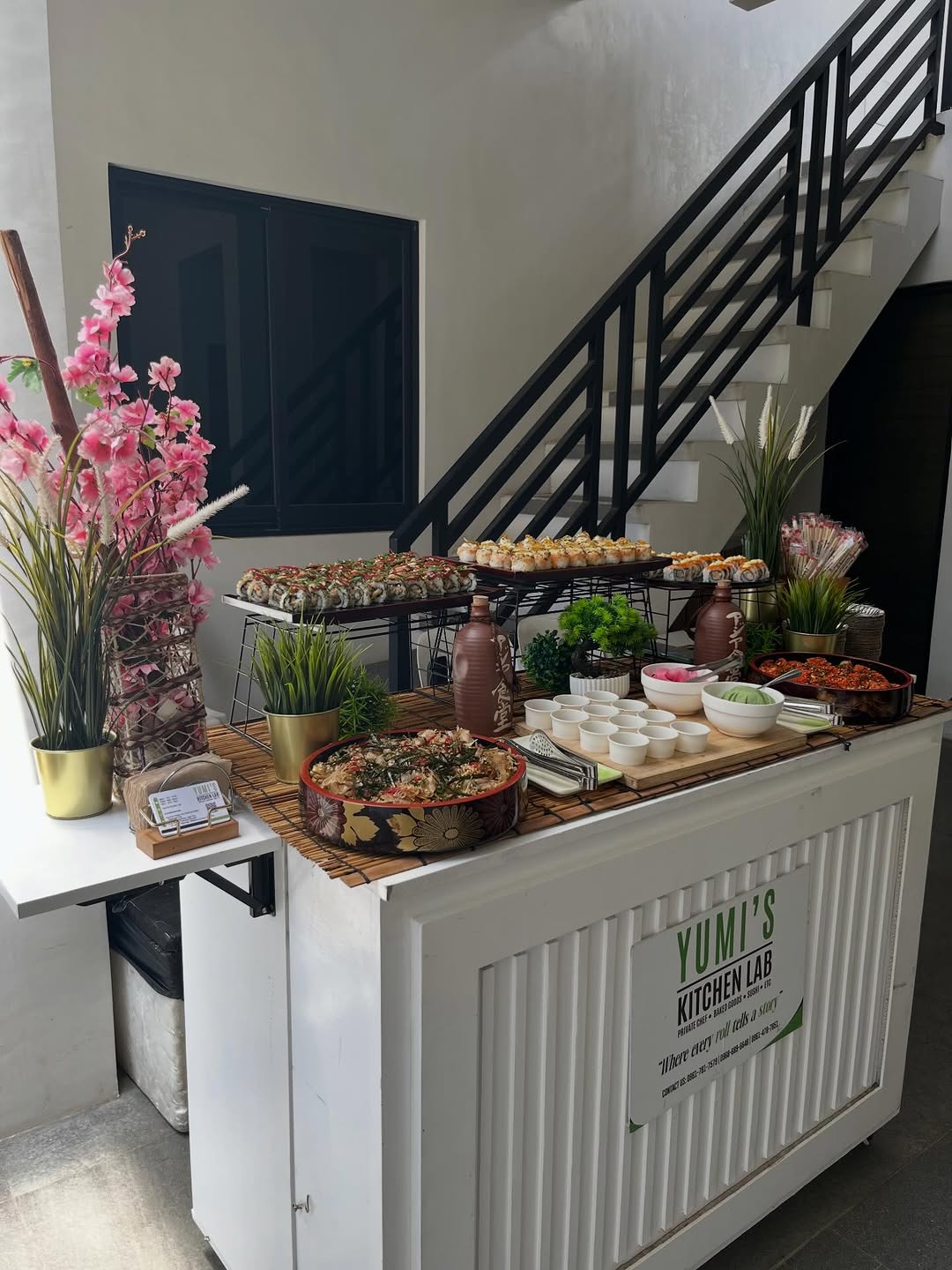 Party catering spread